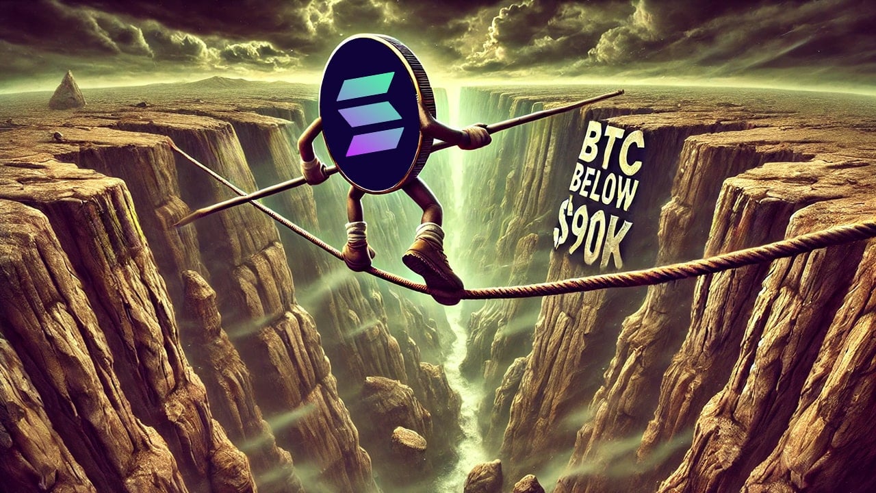 Przyszłość Solany, jeżeli BTC spadnie poniżej 90 tys. dolarów; poznaj nowego faworyta fanów kryptowalut