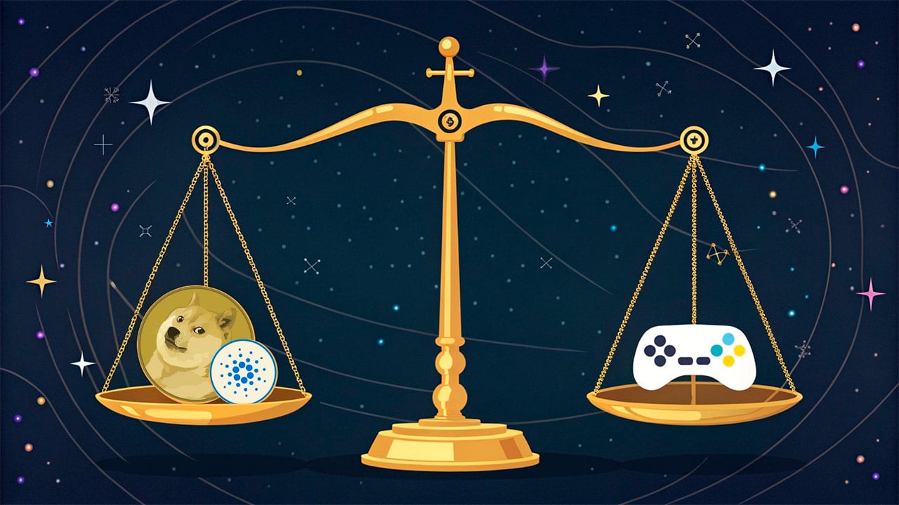 ADA i DOGE — czy zdołają wystrzelić w 2025 r.? A może przedsprzedaż gier Web3 będzie nowym hitem?