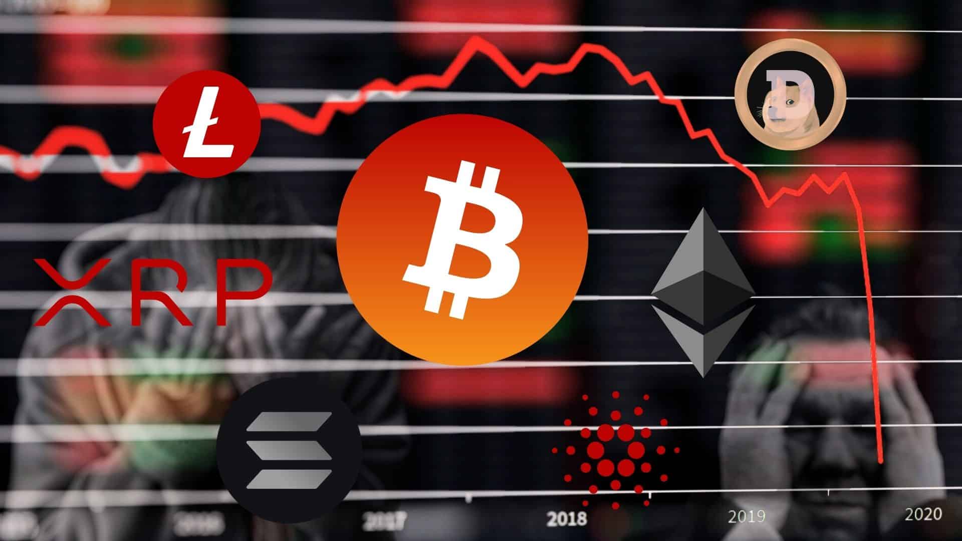 Kryptowaluty straciły już 34 mld dolarów! Uciekać, czy czekać na odbicie?