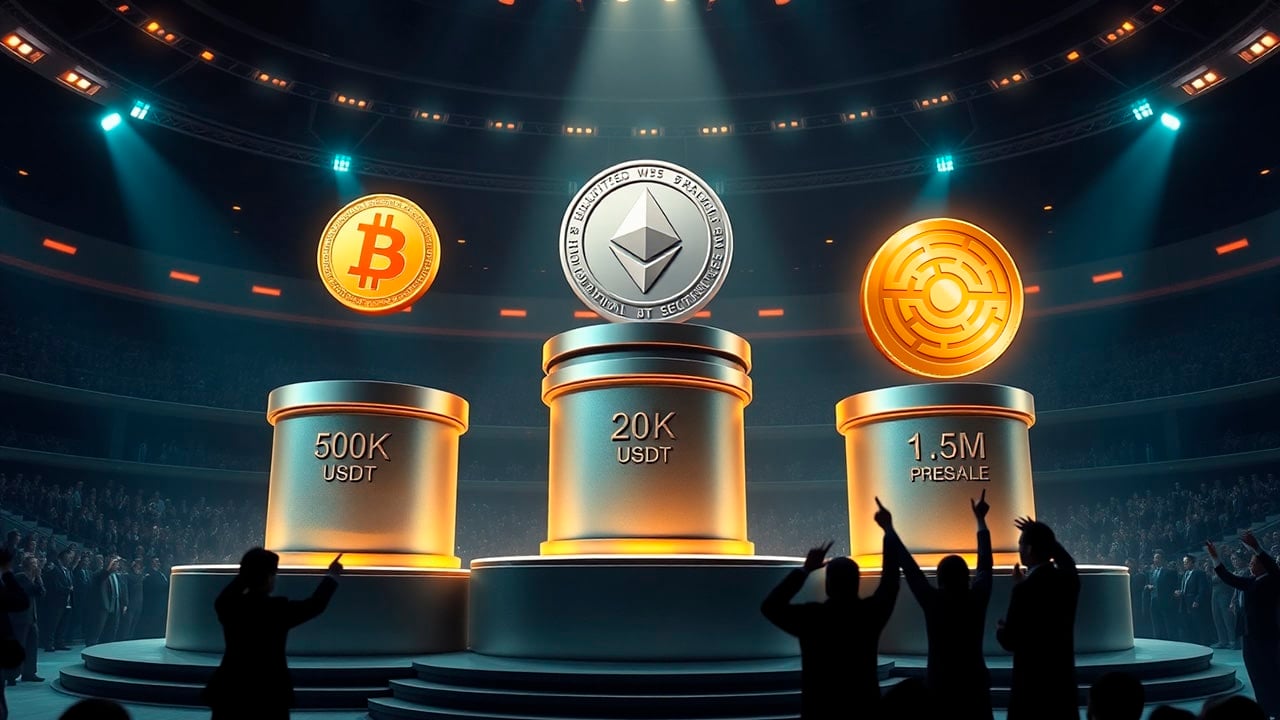 BTC i ETH w drodze do 500 tys. i 20 tys. USD, a przedsprzedaż altcoina osiągnęła 1,5 mln USD