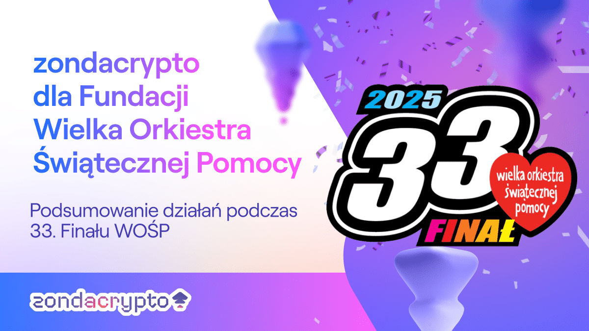 Zondacrypto wspiera WOŚP: Rekordowa zbiórka podczas 33. Finału!