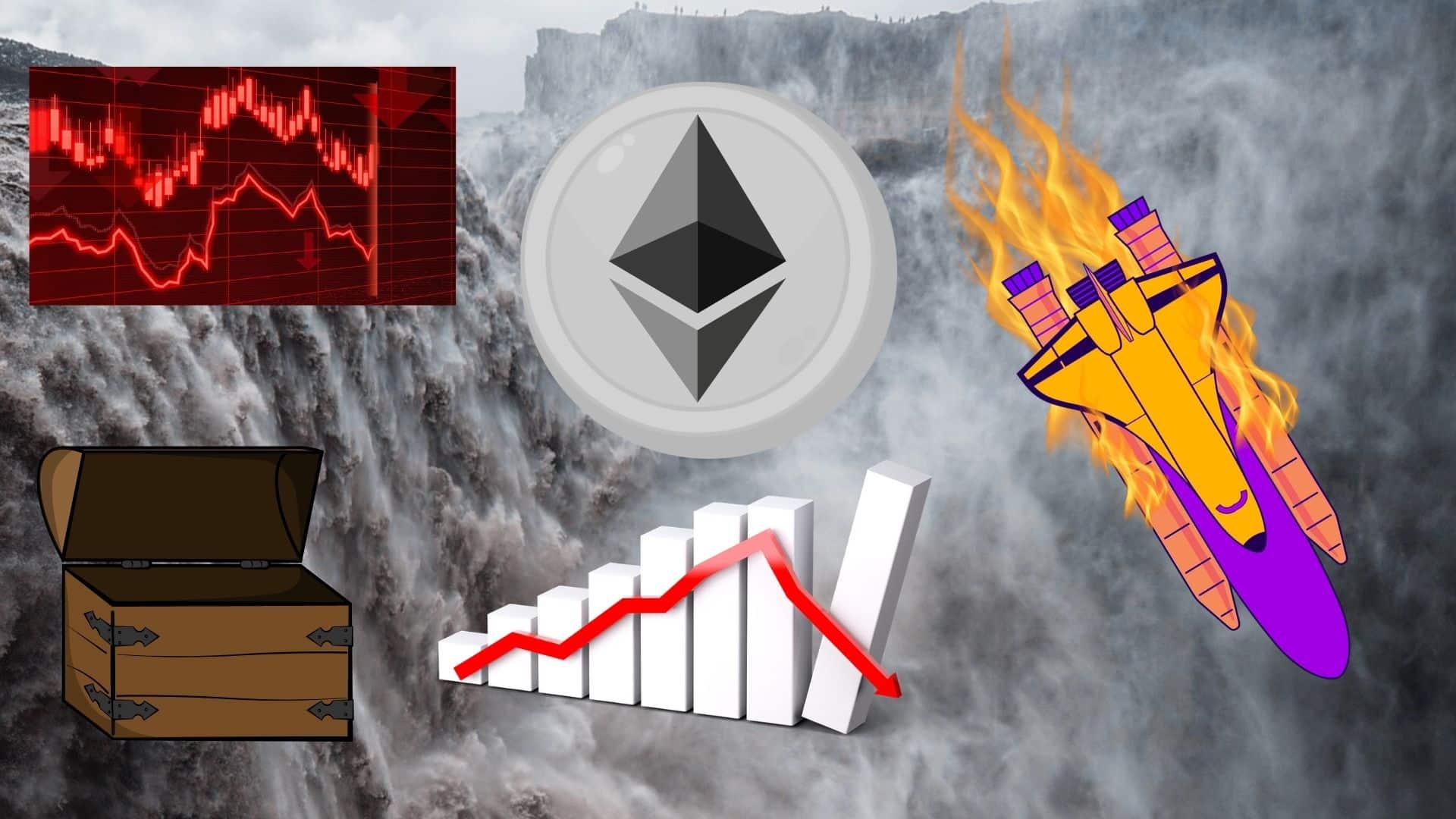 Ethereum traci ponad 30%, a może być jeszcze gorzej. Rynek dał jasny sygnał, iż już nie wierzy tak bardzo w jego potencjał