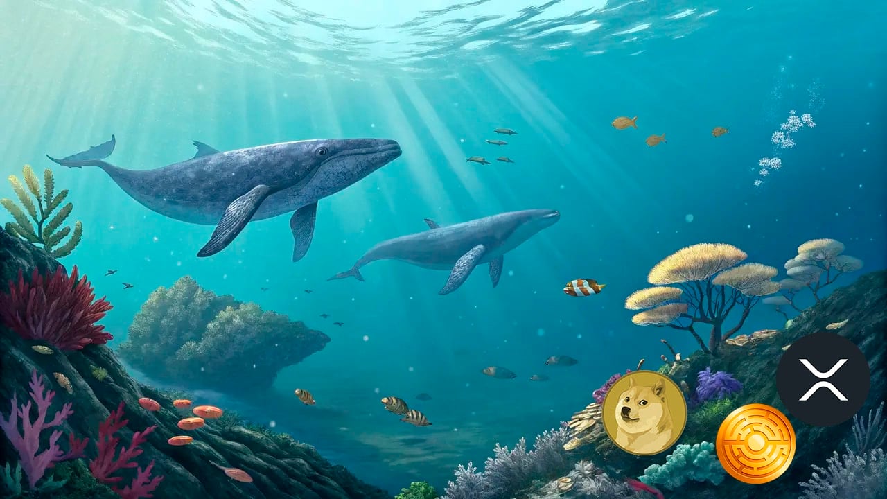Dogecoin i XRP vs. MTAUR – nieoczekiwana zmiana preferencji wielorybów