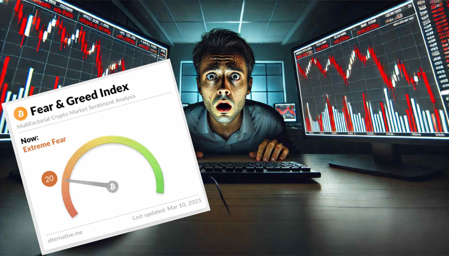 Ten wskaźnik nie kłamie. „Ekstremalny strach” w branży kryptowalut