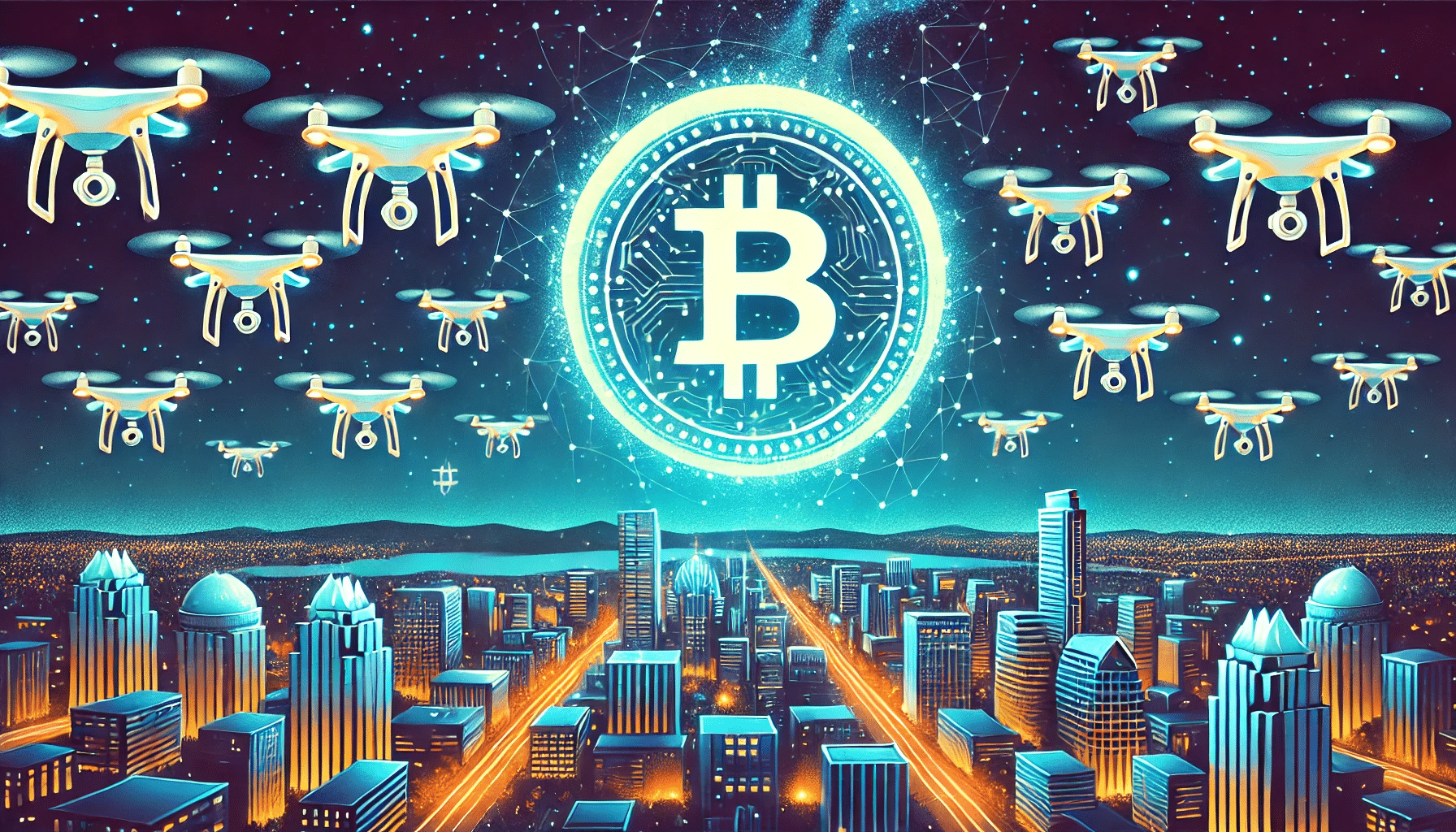 Bitcoin rozświetla niebo – rekord Guinessa w wykonaniu giełdy Gemini