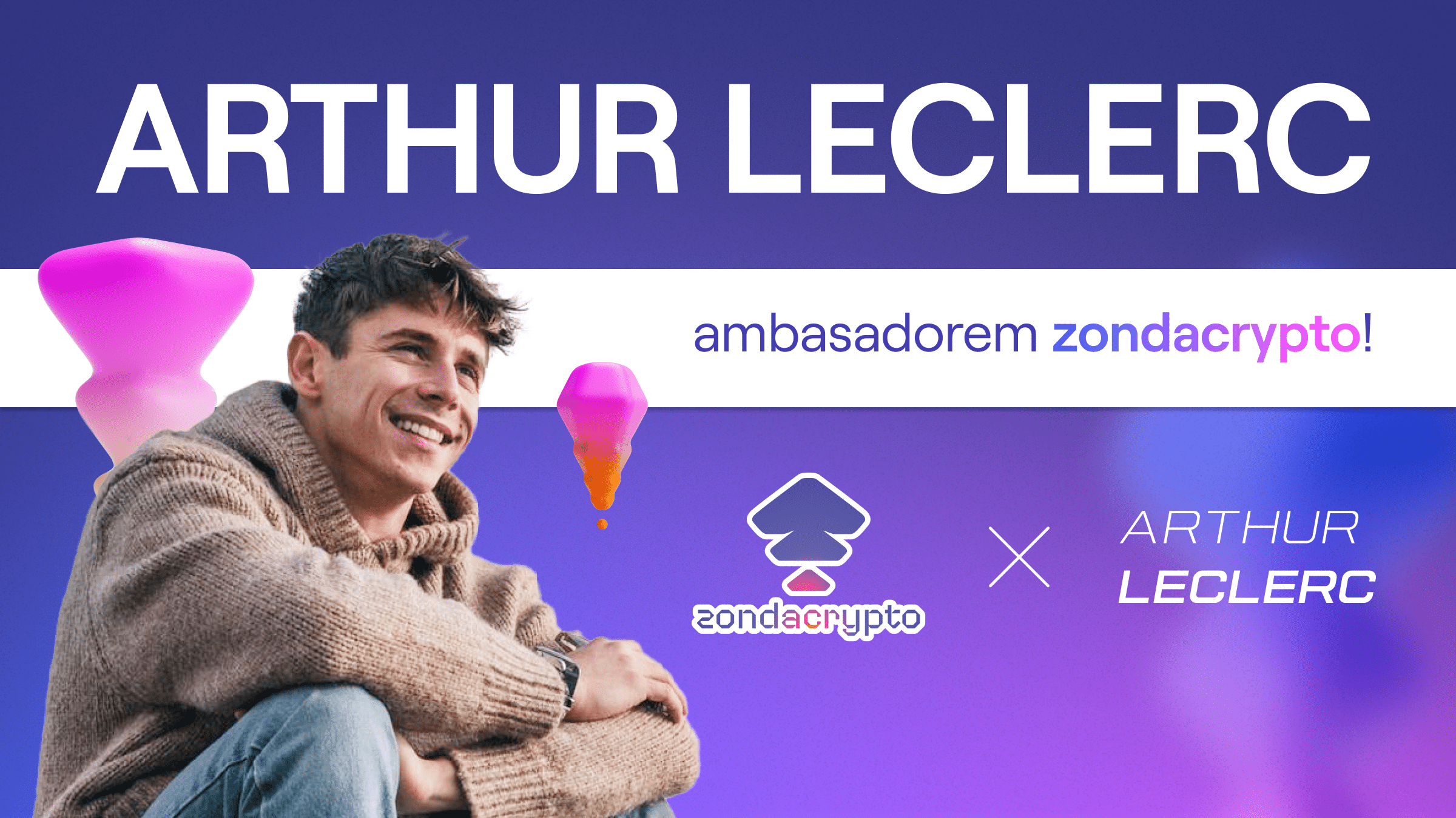 Zondacrypto wchodzi w motorsport – Arthur Leclerc nowym ambasadorem marki