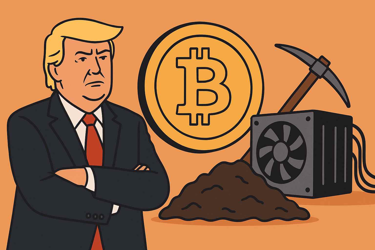 Rodzina Trumpa otwiera kopalnie Bitcoina!