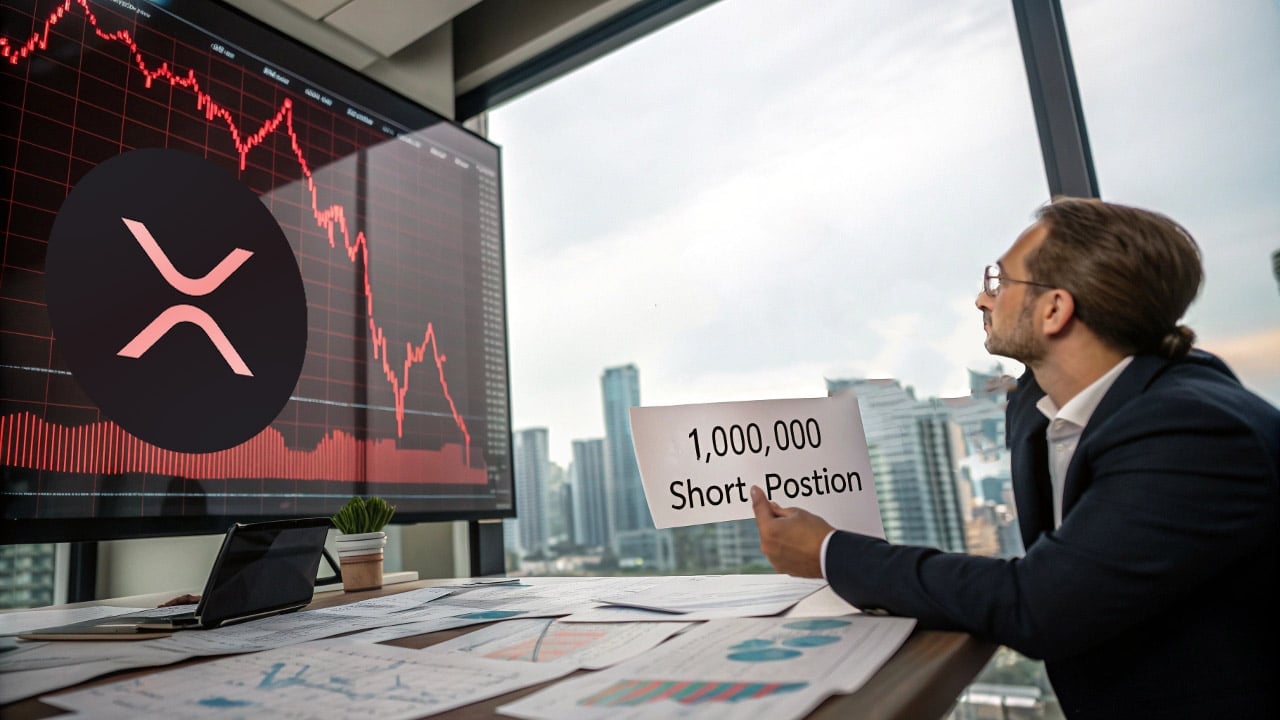 Znany trader przewiduje, iż XRP doświadczy największego krachu wśród głównych kryptowalut i otwiera krótką pozycję na kwotę 1 mln USD