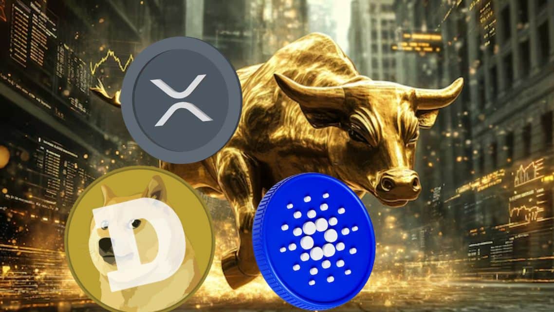 Prognozy na hossę w 2025 rok. Czy Cardano, Dogecoin, XRP i XYZVerse zdominują rynek?
