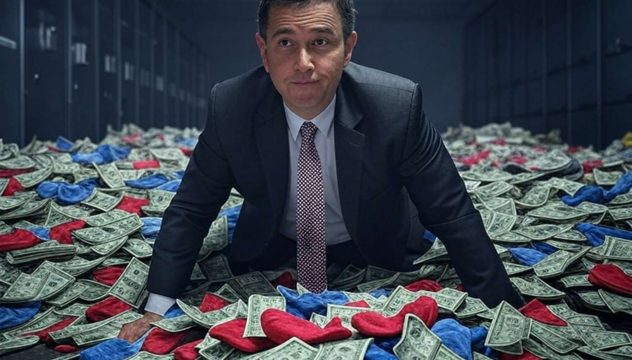 Bankier wyniósł 1 000 000 dolarów w skarpetkach. Akcja godna filmowego scenariusza!