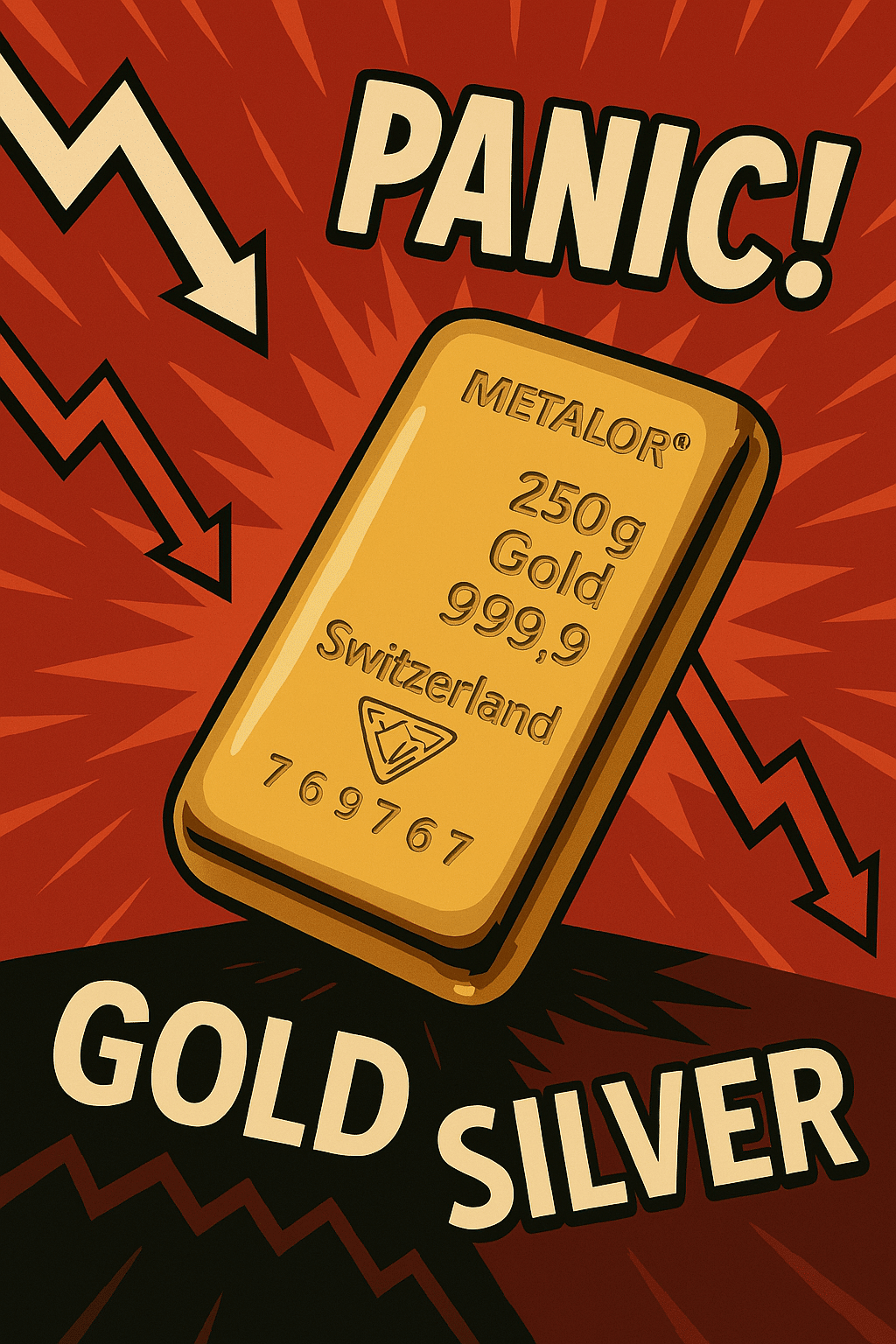 Zawirowania na rynku metali szlachetnych. Potężna wyprzedaż srebra