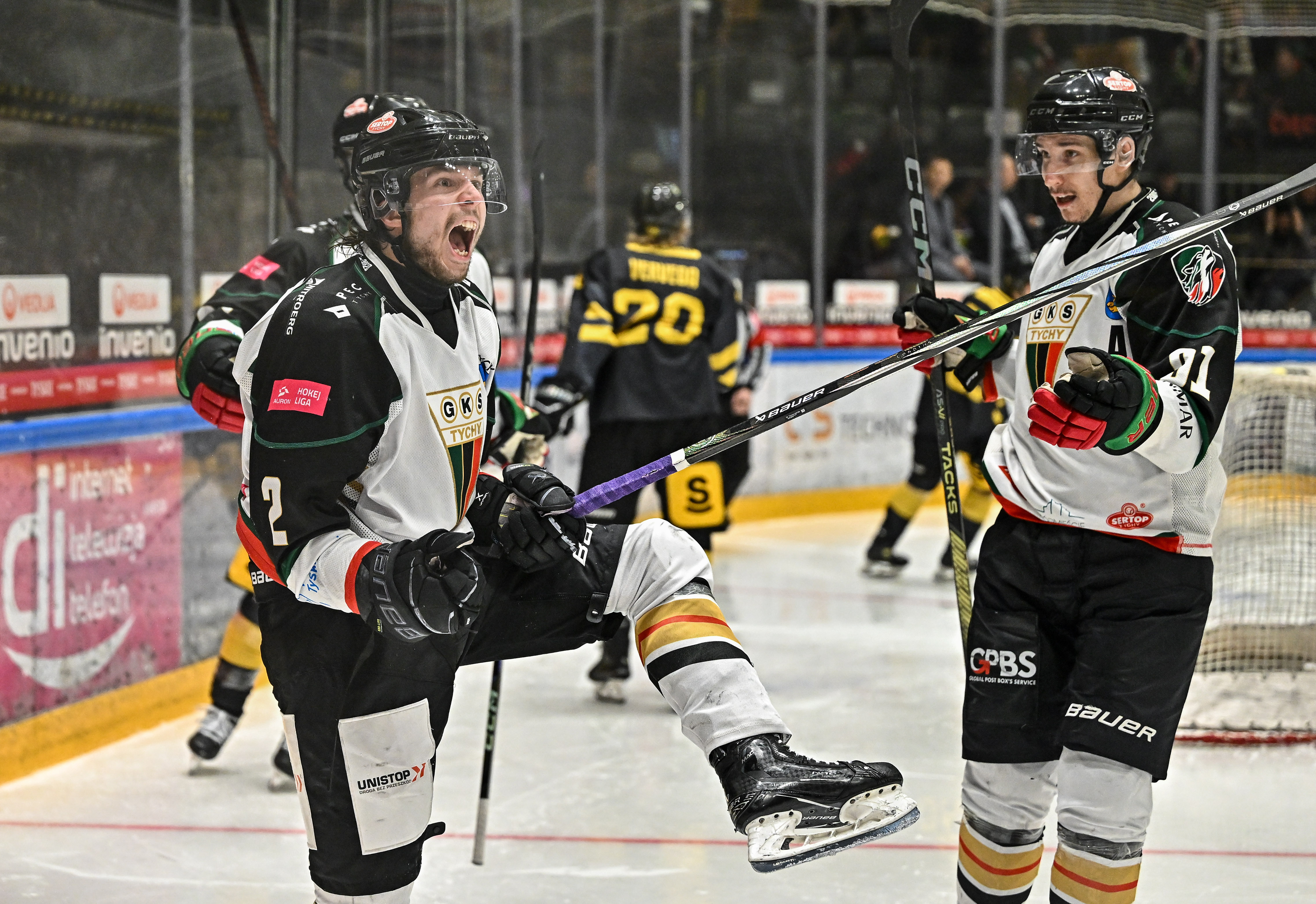 Hokeiści GKS-u Tychy wygrywają pierwszy finałowy mecz