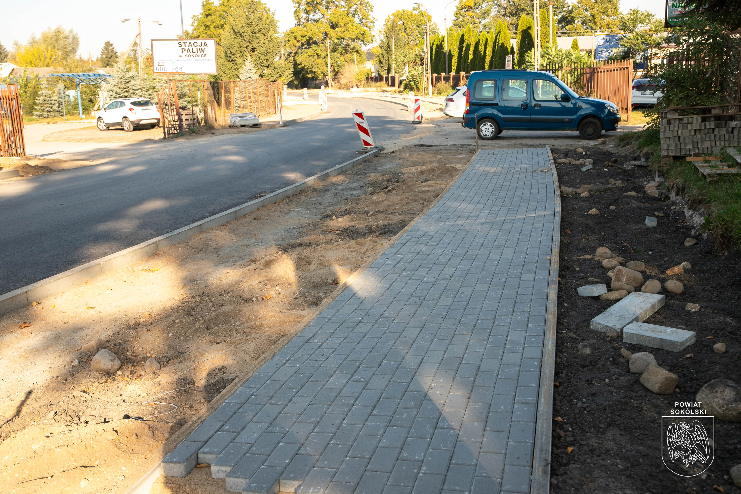 Prace na ulicy Targowej w Sokółce wchodzą w kolejny etap. 