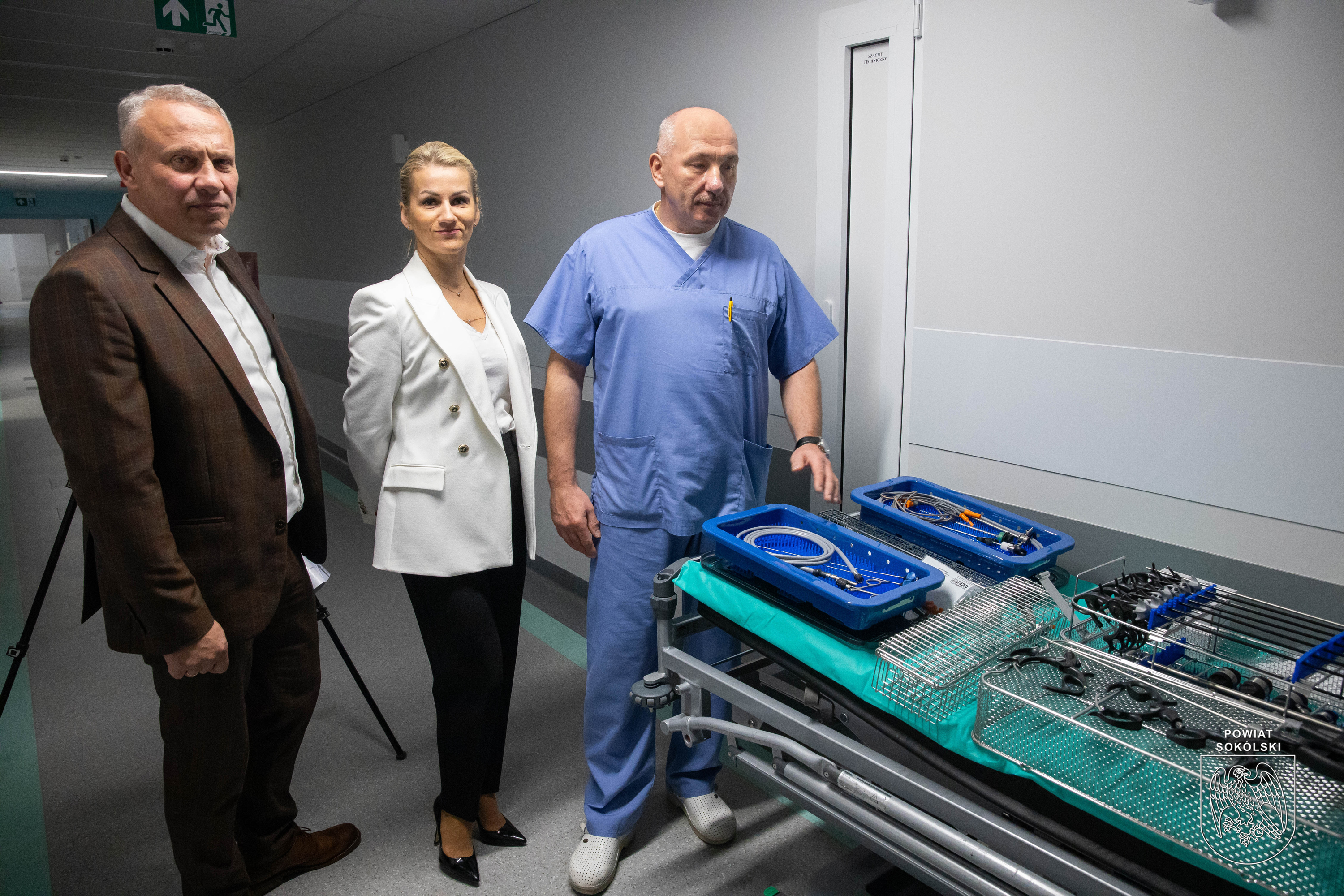 Do sokólskiego szpitala trafiły zaawansowane technologicznie urządzenia do laparoskopii.