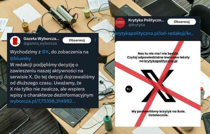 „Wyborcza” i „Krytyka polityczna” opuszczają serwis X