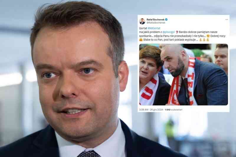 Rzecznik PiS do Gortata: „Zdjęcia Panu nie przeszkadzały”