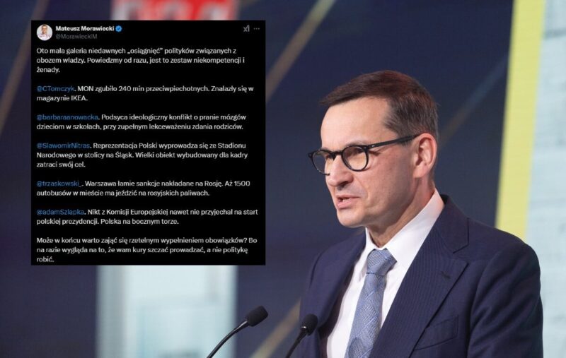 Morawiecki o „sukcesach” rządu! „Wam kury szczać prowadzać”