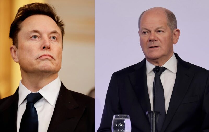 Wymiana na linii Musk-Scholz nie ustaje. „Głupi Schitz!”