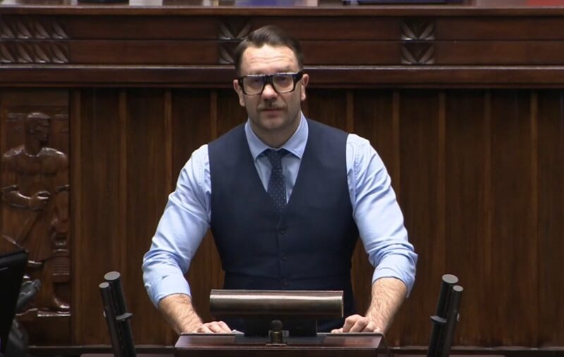 Łukasz Mejza usłyszał 11 zarzutów. Nie przyznał się do winy