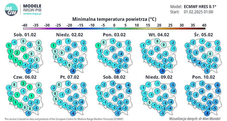 Będzie coraz zimniej i chwyci mróz. Na mapach widać jednak duży problem ze śniegiem
