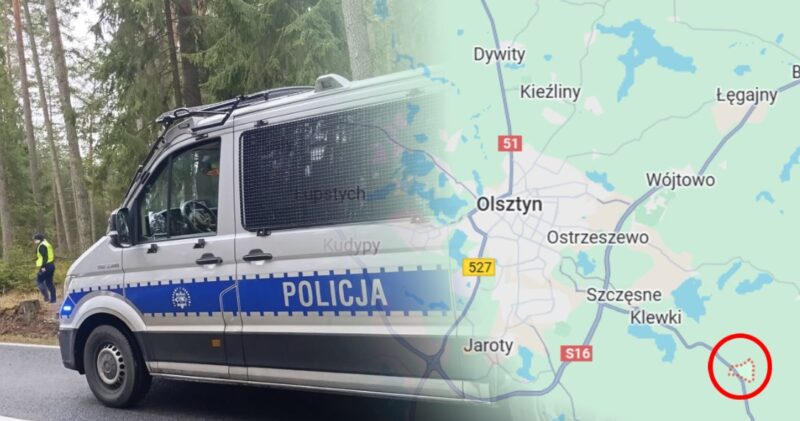 Niezidentyfikowany obiekt znaleziony pod Olsztynem. „Oznaczenia cyrylicą”