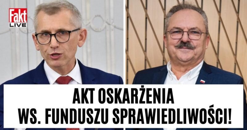 24 osoby z zarzutami ws. Funduszu Sprawiedliwości! Fakt LIVE: Krzysztof Kwiatkowski, Marek Jakubiak