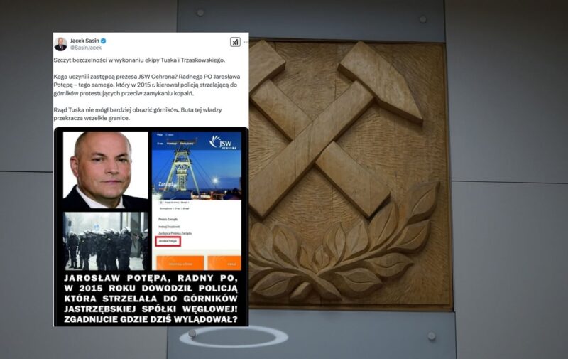 Кто стал заместителем главы JSW Охрона Сасин раскрывает!
