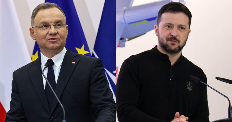 Andrzej Duda przywołał rozmowę z Wołodymyrem Zełenskim. „Pytał mnie, od kiedy wiem”