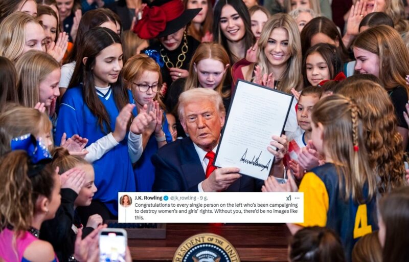 Rowling drwi z lewicy: „Bez was nie byłoby takich obrazów”