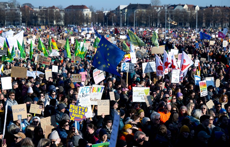 Olbrzymia demonstracja w Monachium. Przyszło dwa razy więcej osób, niż zakładali organizatorzy