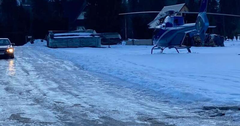 Millionaire arrives by chopper  for 150 PLN purchases. Highlanders hold their heads. "I was shocked"