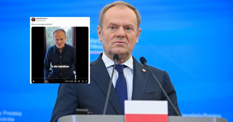 Donald Tusk zamieścił nagranie. „A nie mówiłem, iż niektórym będzie łyso?”
