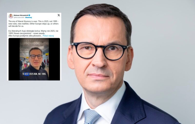 Morawiecki: „Era liberalnych iluzji dobiegła końca”