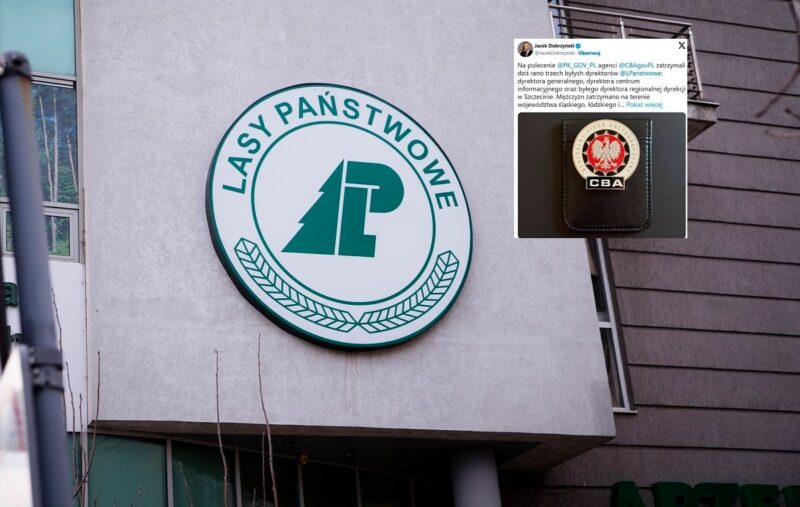 CBA zatrzymało trzech byłych dyrektorów Lasów Państwowych!