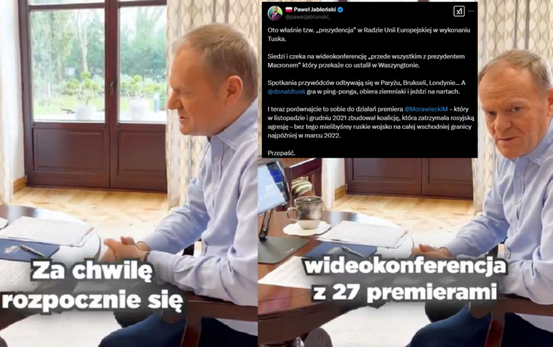 „Prezydencja” w praktyce? Tusk… czeka na wideokonferencję
