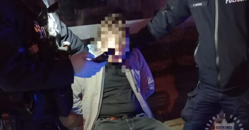 Uwagę policjanta zwróciło zachowanie 33-latka. Grozi mu dożywocie