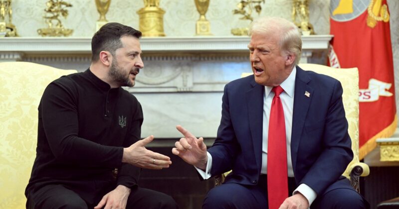 „Trump upokorzył Zełenskiego i wymierzył mu policzek”. Włoskie media o awanturze w Białym Domu