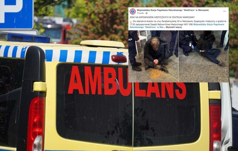 Kolejny atak na ratowników medycznych!