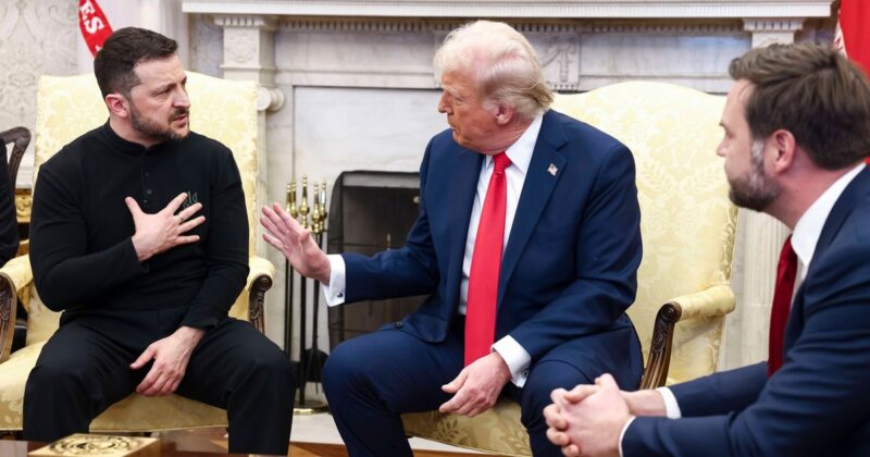 Ekspert wskazuje na „błąd” Wołodymyra Zełenskiego w rozmowie z Trumpem. „Mógł sobie darować”