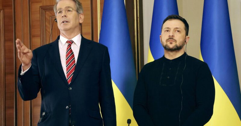 Sekretarz skarbu USA dostał pytanie o umowę z Ukrainą. Wskazał „warunek konieczny”