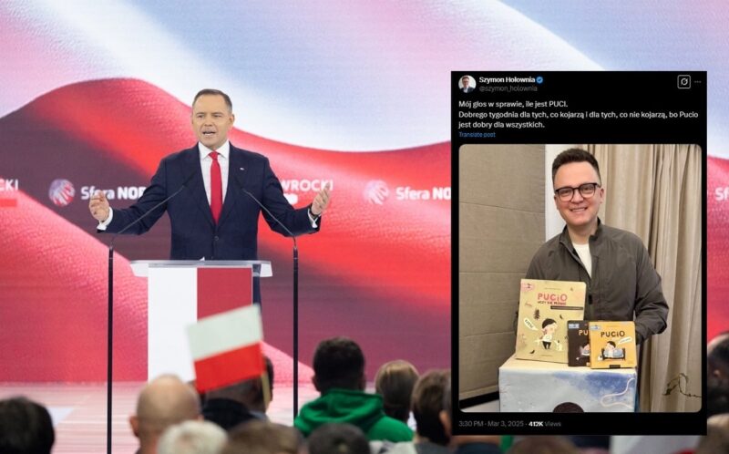 Stworzyli „aferę” puciową? Hołownia drwi z Nawrockiego