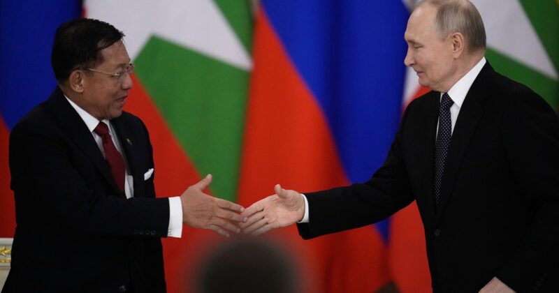 Premier Mjanmy zachwala „króla” Władimira Putina. Moskwa obiecała mu budowę elektrowni atomowej