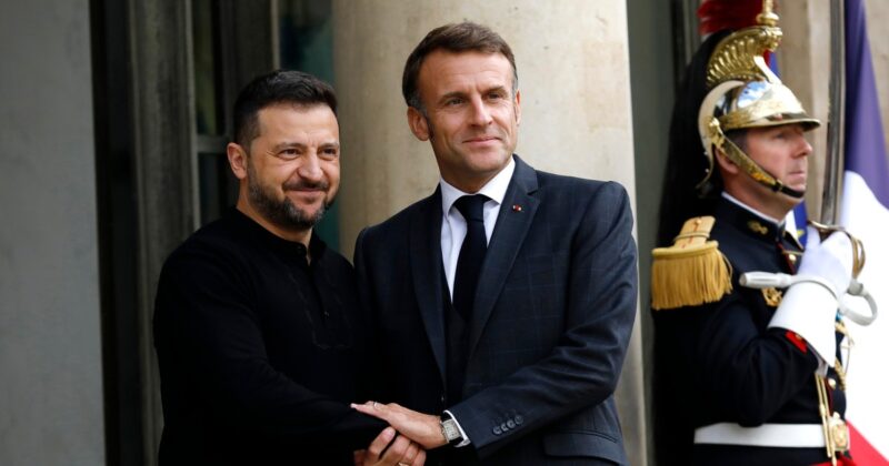 Wołodymyr Zełenski popiera wizję Emmanuela Macrona dla Ukrainy. „Z niecierpliwością czekam na wspólną pracę”