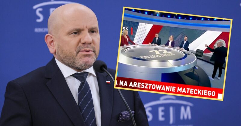 Awantura na antenie TVP Info. Poseł PiS wyszedł ze studia w trakcie programu. „Haniebne”