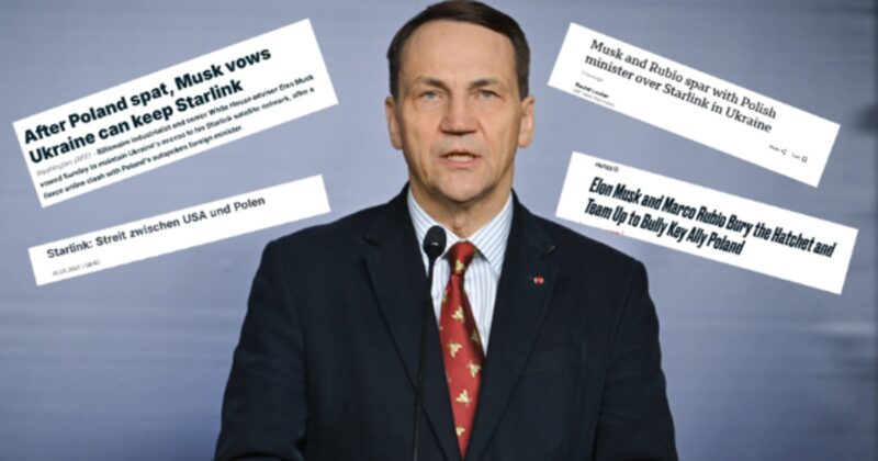 Starcie Radosława Sikorskiego z ludźmi Donalda Trumpa. Piszą o nim zagraniczne media