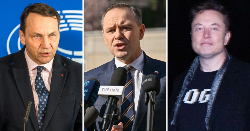 Karol Nawrocki wprost o spięciu Radosława Sikorskiego z Elonem Muskiem. „Bardzo krytycznie”