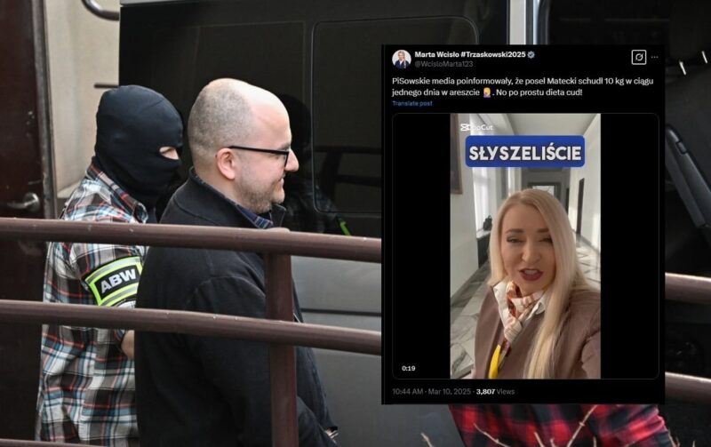 Wcisło drwi z Mateckiego i… manipuluje! „Dieta aresztowa”