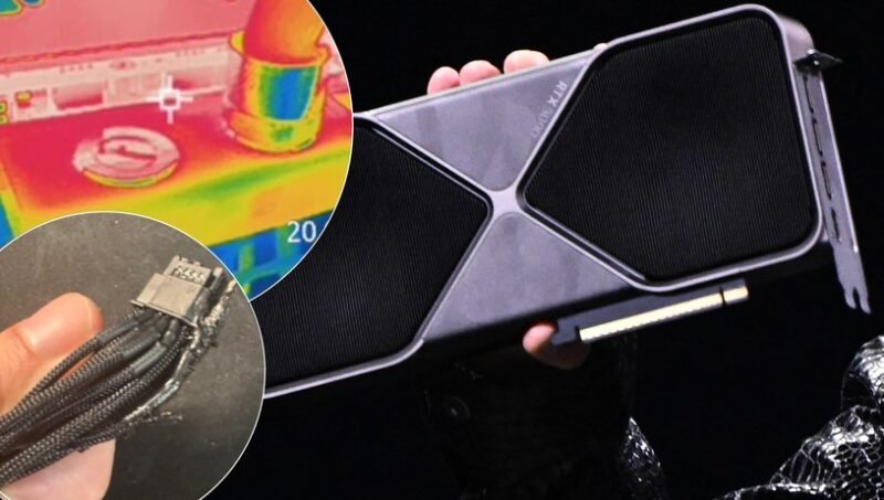 RTX 5090 „w ogniu”. Czy nowe procesory GeForce to tykające bomby?