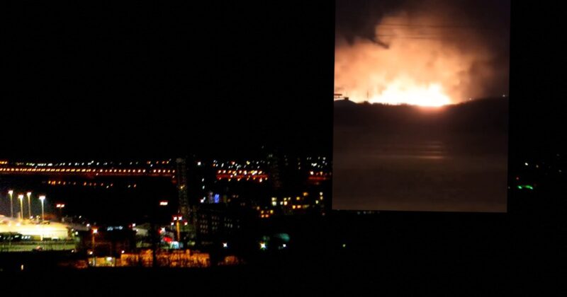 Drony zaatakowały rosyjską rafinerię. Potężna łuna nad miastem