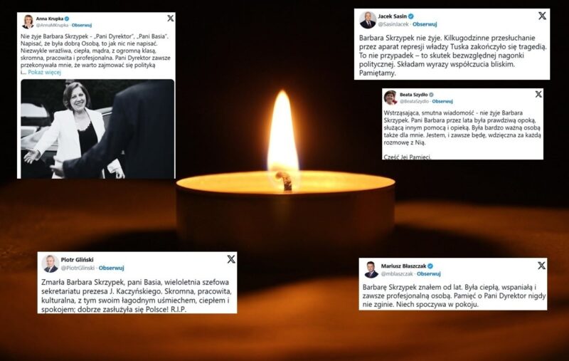 PiS politicians say goodbye to Barbara Skrzypek." She has rendered large  service to Poland"